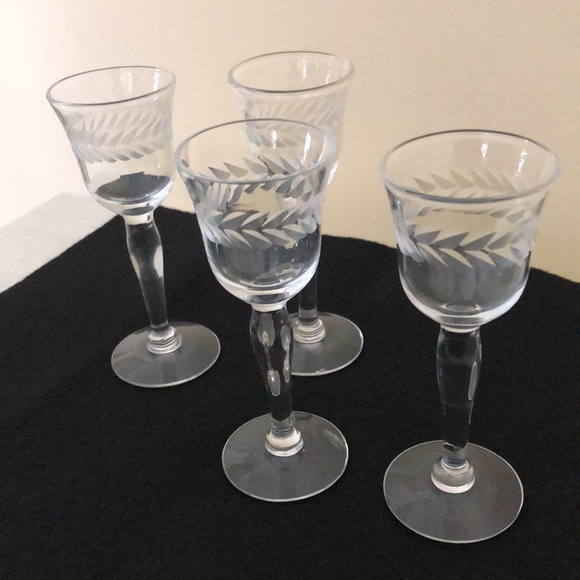 Dining Vintage Cordial Glasses Poshmark